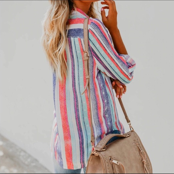 Boyfriend Striped Shirt - Picture 4 of 7